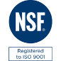 NSF Registered to ISO 9001