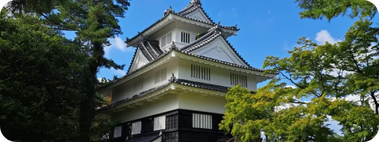 豊橋公園・吉田城鉄櫓の様子